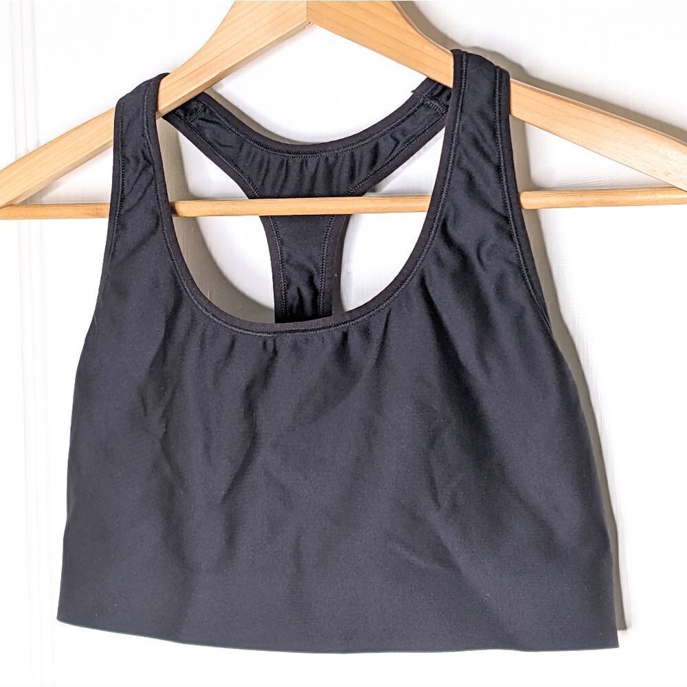 Champion Bandless Bottom Black Sports Lounge Sleep Bra size L
